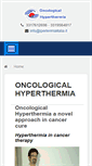 Mobile Screenshot of oncological-hyperthermia.com