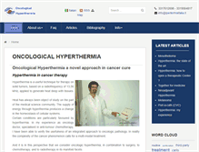 Tablet Screenshot of oncological-hyperthermia.com